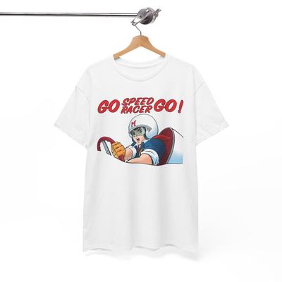Футболка Go Speed Racer Ретро Комикс Аниме Свежий Принц Крутая УНИСЕКС Футболка Унисекс Футболка