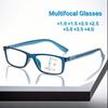 Винтажные очки для чтения с мультифокальными линзами в маленькой оправе Новые ультралегкие унисекс многофункциональные универсальные очки с защитой от синего света