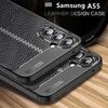 Для Samsung A55 чехол Samsung A55 5G Capas новый телефон бампер задняя противоударный TPU мягкая кожа для Fundas Samsung Galaxy A55