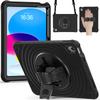 Rotating Hand Strap Case for IPad Air A16 2025 11th 10.9 2022 10th 10.2 2019 2020 2021 7th 8th 9th Gen Rugged Stand Hybrid Cover
