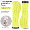 WEST BIKING Colorful Grips Rubber Non-slip MTB Bike Handlebar Grip Aluminum Alloy Bicycle Accessories Cycling Handle Bar Grips
