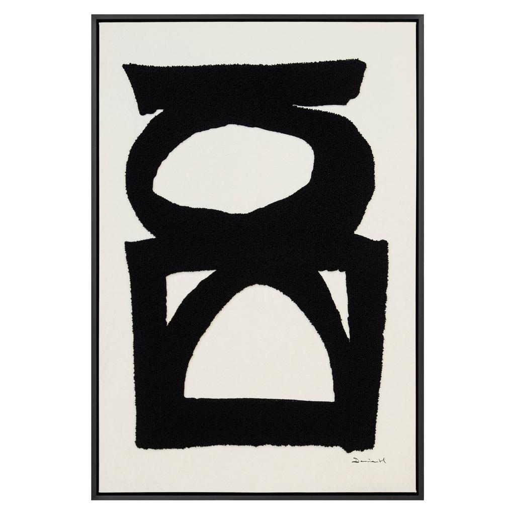 Dan Hobday Abstract II Wooden Framed Plaque