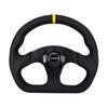 Tiypeor 320мм Руль из микрофибры для автомобиля, D-образный Персонализированный Гоночный Дрифтовый Руль (желтый)