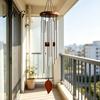 Precise Tuned Wind Chime Metal with 6 Aluminum Tubes, Garden Hanging Chimes, Outdoor Chimes Weather Resistant for Patio Decoration Melodious
