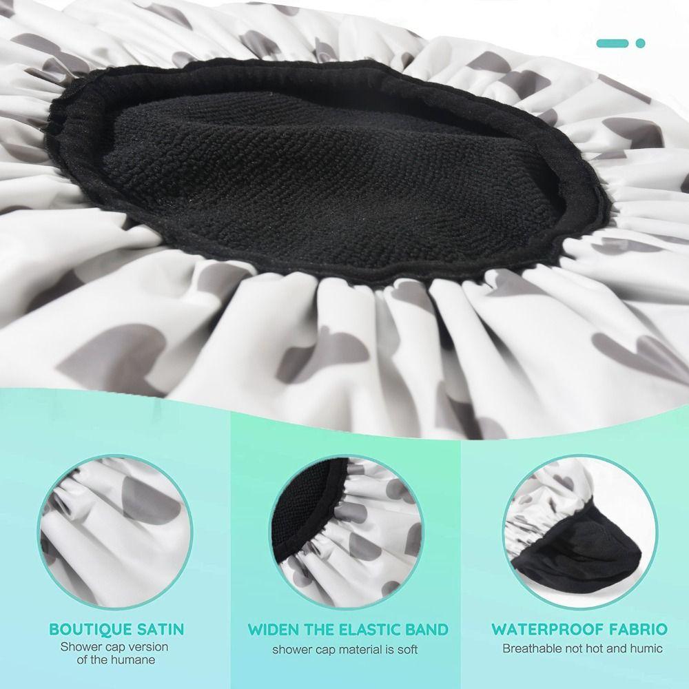 Showering Accessories EVA Exterior Bathroom Products Hair Beanie Bonnet Bath Hair Caps Shower Cap