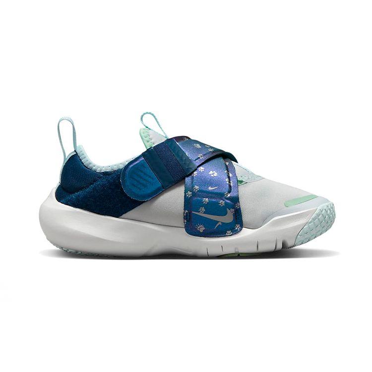 Nike Кроссовки детские Flex Advance SE PS Лапки Белый Чистый Платиновый Валерианово-Синий DQ6476-001