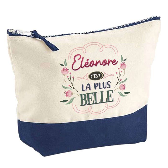 Trousse de maquillage - PLANETEE - Eléonore la plus belle - Grand format - Coton - Impression HD