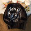 Женский пуловер большого размера Y2k, осенний пуловер в стиле аниме, уличная одежда в готическом стиле, кавайный японский свитер с длинными рукавами