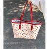 Cherry Print Tote Bag Purse Women New Harajuku Aesthetic Large Capacity Handbag Female Retro Sweet Y2k Shoulder Bags Wallets