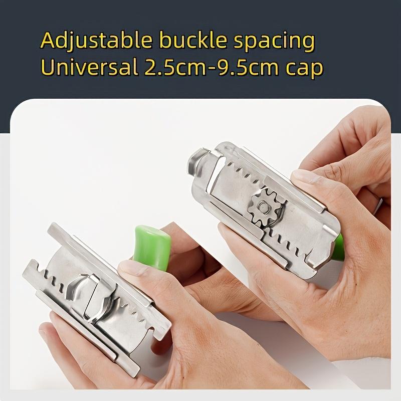 Консервный нож из нержавеющей стали 304 с нескользящей ручкой, инструмент, экономящий усилия, доступный в нескольких размерах для открывания бутылок, подходит для использования на кухне и в ванной комнате