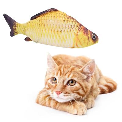 Игрушка для кошек Рыбка USB-зарядное устройство Игрушки для кошек Интерактивная электроника Реалистичные домашние животные Кошки Жевательные игрушки для кошек и собак Товары для дома Аксессуары