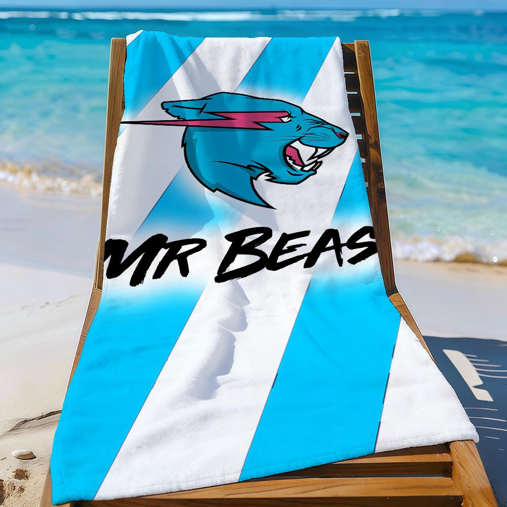 Горячее полотенце M-Mr Beast для плавания, йоги, спортзала, быстросохнущее, мягкое и приятное для кожи, пляжные полотенца, всесезонное
