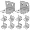 10 Pcs L-shaped Corner Code Shelf Support Brace Dresser Mirror Brackets for Shelves Braces Furniture
