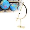 Sphere Metal Base Globe Shape Gold  Stand Glass Ball Display Stand
