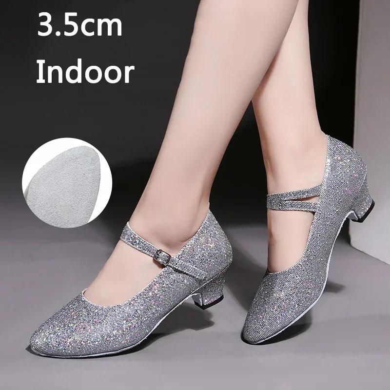 Бальные Кроссовки Туфли для Латиноамериканских Танцев indoor/outdoor Женские Мягкая Подошва Танцевальная Обувь Современный Джаз Танго Туфли Закрытый Носок