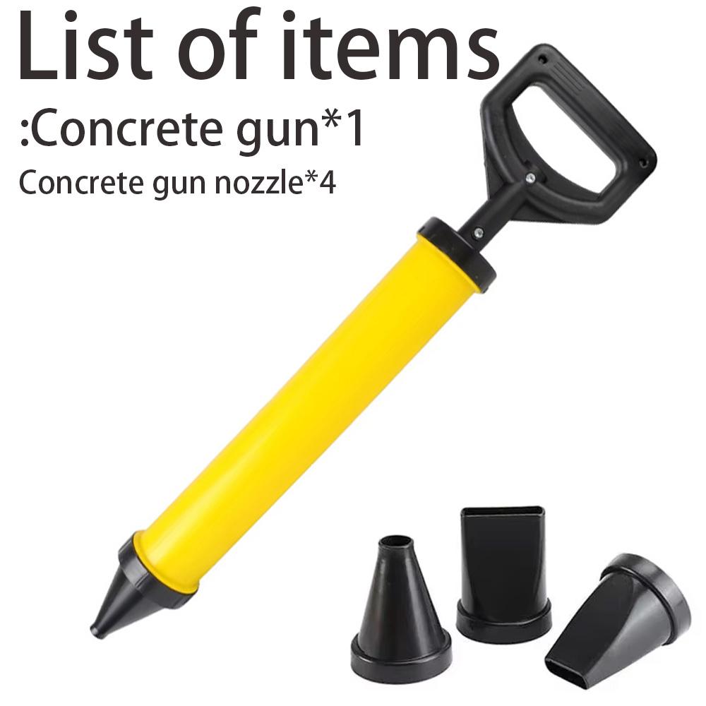 Applicator Caulking Gun With 4 Nozzles Hand Tools Grouting Gun Cement Lime Pump Grouting Mortar Sprayer Grout Filling Tools