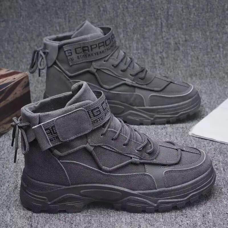 Модная классическая мужская обувь, популярная весенне-осенняя модная повседневная обувь с высоким верхом, износостойкая спортивная обувь для бега на открытом воздухе