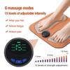 3D Smart Feet Massage Pad,6 Mode 15 Levels Ems-Foot Massager Circulation Boosters,For Tired Feet
