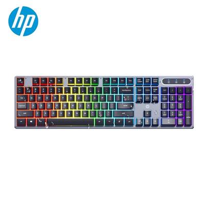 HP K100 Проводная игровая мембранная клавиатура с подсветкой