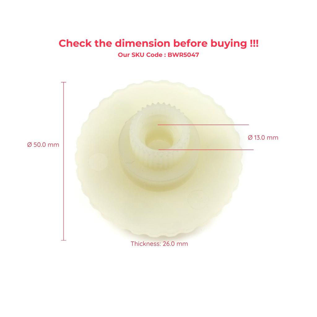 BWR5047 Window Regulator Motor Cog Roller Gear for Ford Fiesta MK5 MK6 JH JD 2002-2008 Fusion JU KA MK1 RB Fiat Stilo 2/3 Door