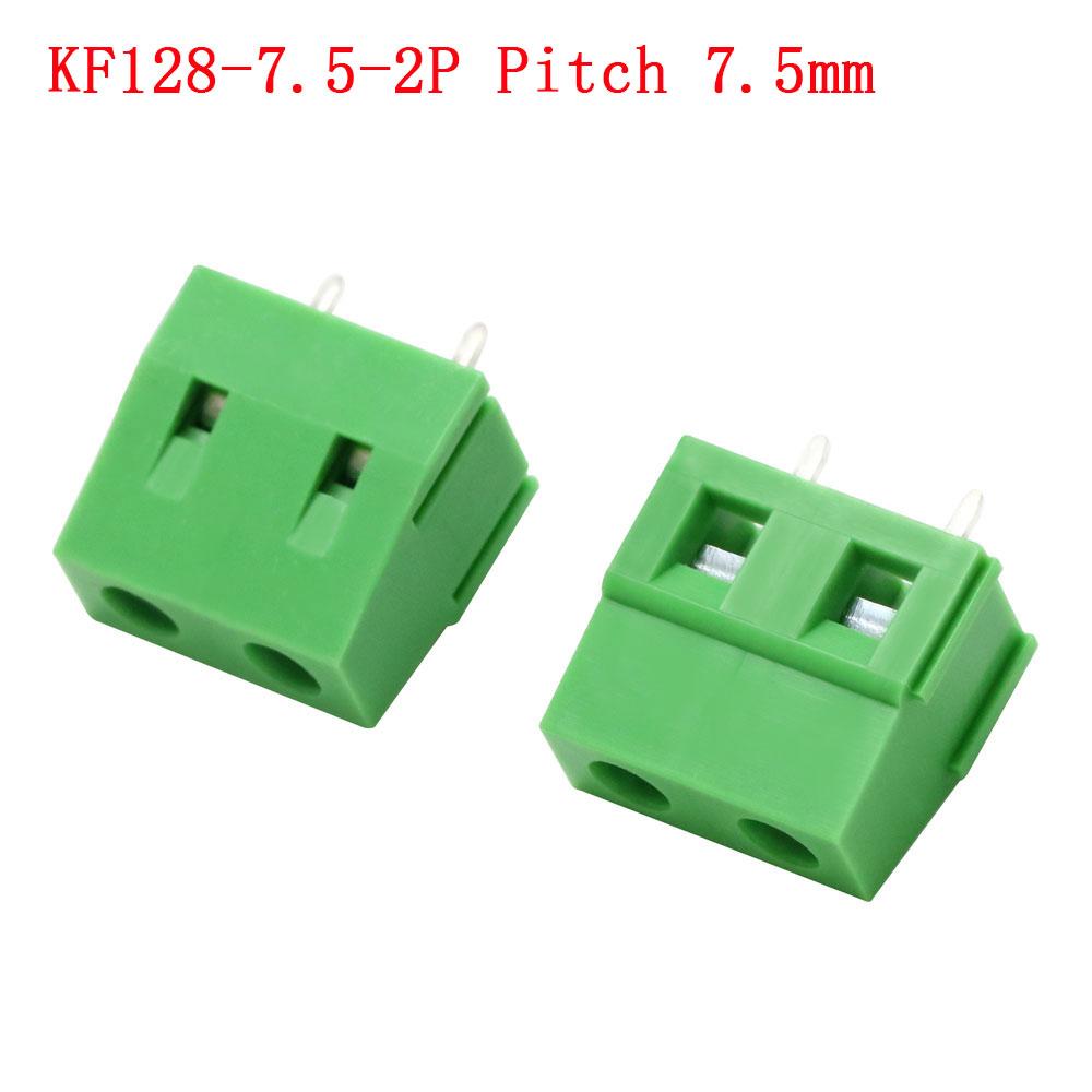 KF103/126/128/301/350/396-2Pin/3Pin 2.54/3.5/3.81/3.96/5.0/7.5mm Промежуточный блок Сращивание клеммы Винтовой тип PCB Винтовая клемма