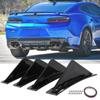 4 шт. универсальный для Chevrolet Chevy Cruze Camaro задний бампер плавники акулы диффузор спойлер кузовной комплект украшения автомобиля