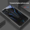 Механический Крутой Желтый Для Samsung Galaxy A15 5G 54 4G 51 50 24 35 90 71 12 51 53 52S 80 22 34 Черный Чехол для телефона из закаленного стекла