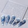 1Pcs Nail Silicone Molds Stamp Template Nail Charms Nail Tools Nail Art Decoration Relief Butterfly Decal Nails Accessories Diy