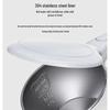 Midea Электрический чайник из нержавеющей стали 304, 1,7 л, вилка CN (адаптер в комплекте)