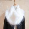 1PC Scarf Women Shawl Jackets Collar Neck Warmer Faux Fur Clothes Accessories Soft Fluffy