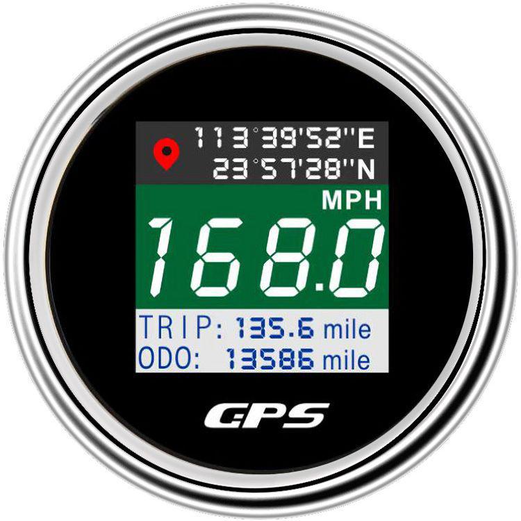 52-миллиметровый GPS-спидометр для автомобилей, грузовиков, яхт и лодок