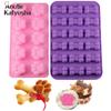 Dog Paw Bone Silicone Molds Chocolate Candy Jelly Ice Cube Dog Soap Mould DIY Baking Cake Decorating Tool