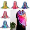 Bib Retro Tassels Shawl Sunscreen Feather Jacquard Scarves  for Evening Wedding Party