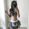 Youdaoplaceholder0 Секс-униформа соблазнительное платье горничной кружево Сексуальное милое игривое открытое ролевые игры сексуальное нижнее белье 5#