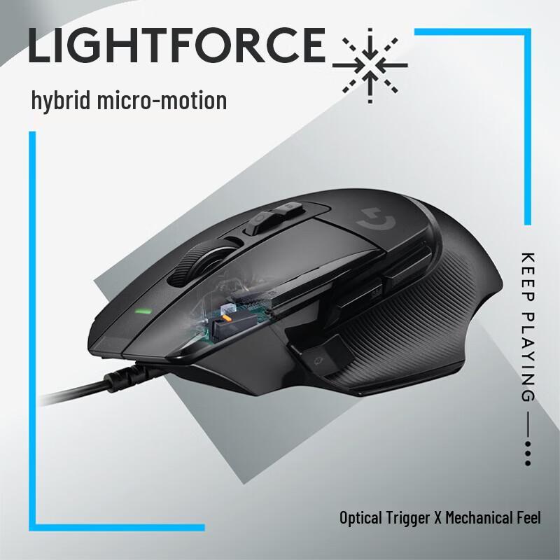 Игровая проводная мышь Logitech G502 X с сенсором HERO