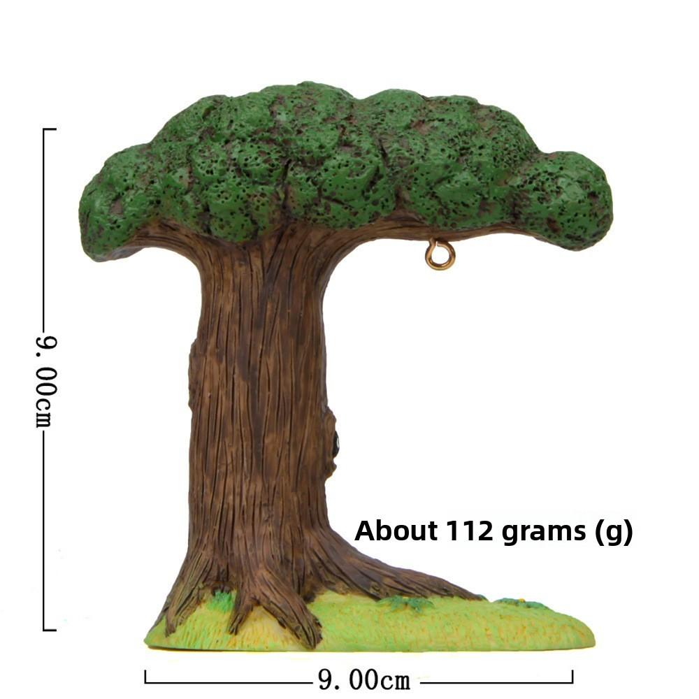 Totoro Resin Micro Landscape With Cartoon Cat Swing And Autumn Leaves For Gift And Collection