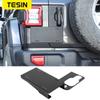 TESIN Car Tailgate Door Grab Handle License Plate Holder Bracket for Jeep Wrangler JL 2018- Car Exterior Accessories