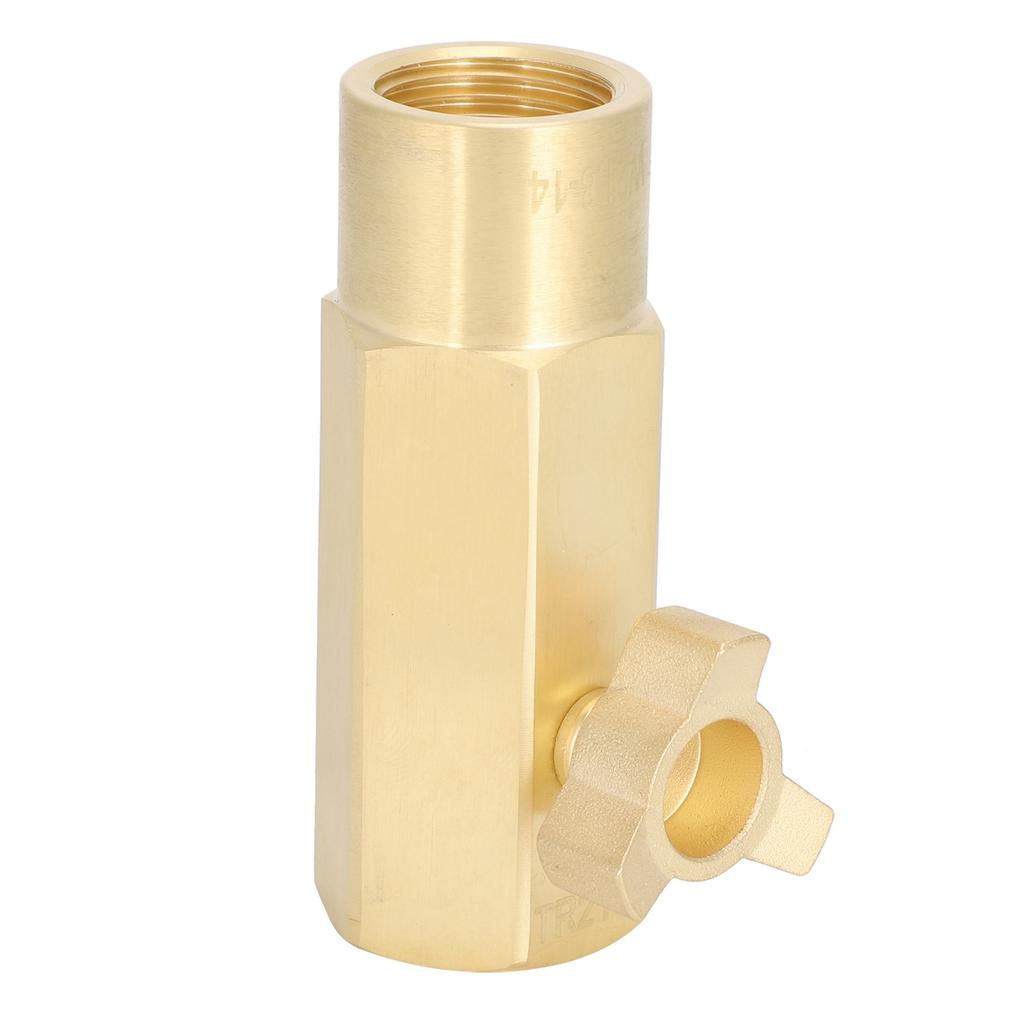 Переходник для заправки CO2 Соединительный штуцер W21.8-14 Клапан для накачивания соды Заправочный аксессуар