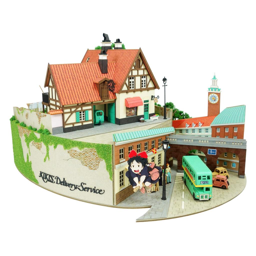 Sankei Studio Ghibli Series Delivery Service Diorama Paper Craft Kiki's MP07-37