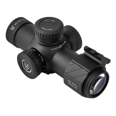 SWAMP DEER OPTICS Оптический прицел, 3x30IR Фиксированное увеличение, Короткий прицел, Водонепроницаемый прицел IPX7 (черный)