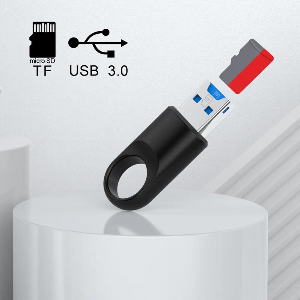1-5 шт. Адаптер-кардридер USB 3.0 High Speed для карт памяти Flash TF SD для ПК, компьютера, ноутбука