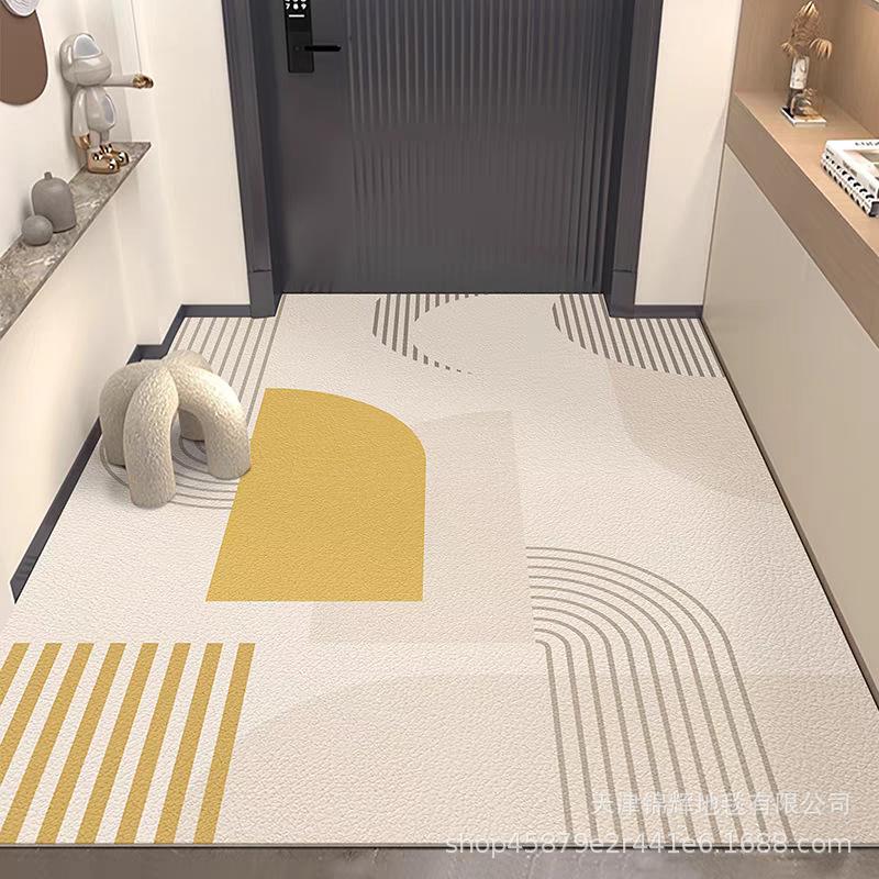 Простой входной коврик для прихожей, водонепроницаемый, маслостойкий и грязеотталкивающий, за ним легко ухаживать, не скользит и не режет ноги