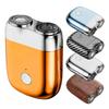 Trendy Colorful Electric Shaver Double Floating Head Mini Beard Knife For Men Portable Travel Cordless Face Body Razor Trimmer