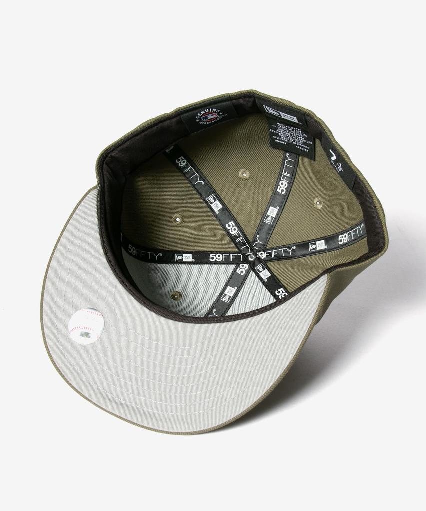 [NEW ERA] CAP 11941969 59FIFTY Los Angeles Dodgers MLB Classics KHAKI & WHITE Brand Size 7 1/8