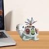 Turtle Succulents Planter Ceramic Turtle Shaped Flower Pot Hollow Turtle Plant Pot with Drainage Hole for Herbs Succulents Cactus