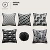 Монохромная Геометрическая Декоративная Наволочка Подушка X2ШТ