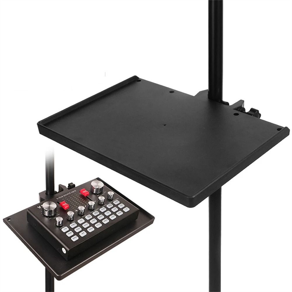 For Live Microphone Tray Sound Card Tray Tripod Bracket Microphone Stand Sound Card Holder