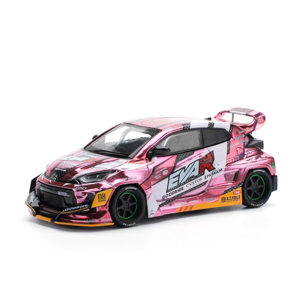 POP RACE Eva RT Unit 8 GOODRIDE GR Yaris PR640220 1/64 (Готовая модель)