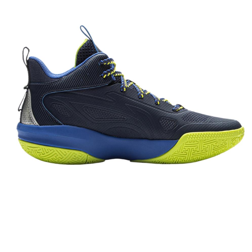 Li Ning Детские баскетбольные кроссовки Light Energy 2 Стильные Универсальные Удобные Модные Баскетбольные кроссовки Детские кроссовки Ночной-Навигационный-Синий YKBV101-3
