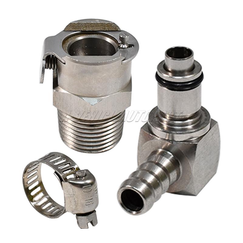 1 Set Fuel Pump Quick Release Metal Connector Silver New For BMW R1200GS ADV R1200RT S1000RR K1200R K1300R K1600GTL HP4 RnineT